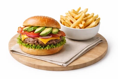 avocado bacon burger
